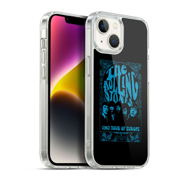 The Rolling Stones Tours Europe 1967 Soft Gel Case for Apple iPhone 14