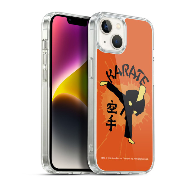 Cobra Kai Graphics 2 Karate Logo Soft Gel Case for Apple iPhone 14 Plus & MagSafe