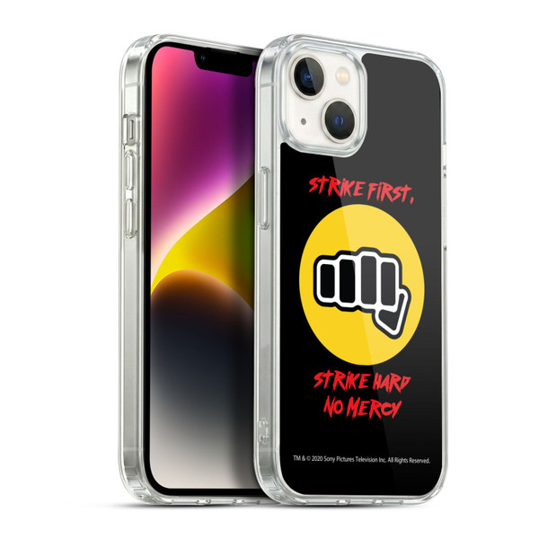 Cobra Kai Graphics 2 No Mercy Logo Soft Gel Case for Apple iPhone 14 Plus & MagSafe