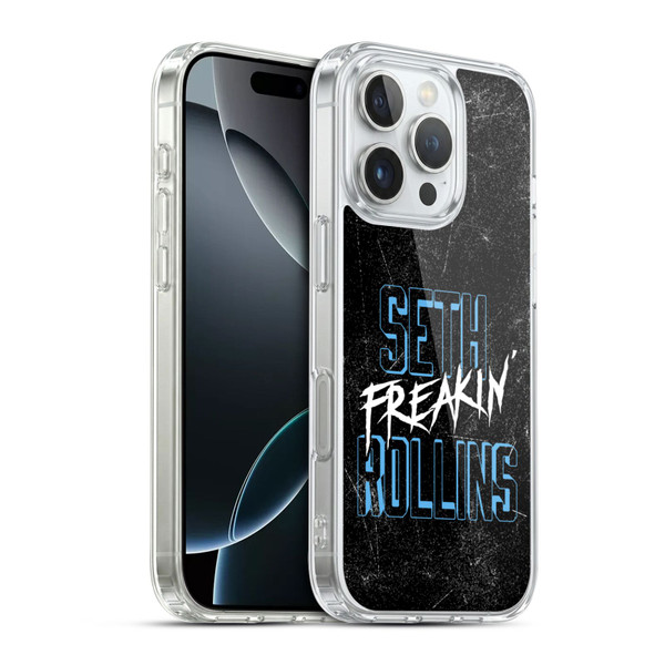 WWE Seth Rollins Logotype Soft Gel Case for Apple iPhone 16 Pro & MagSafe