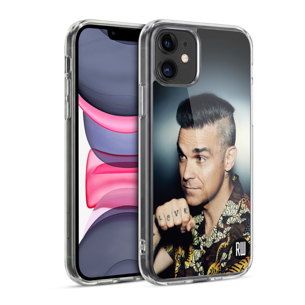 Robbie Williams Calendar Love Tattoo Soft Gel Case for Apple iPhone 11