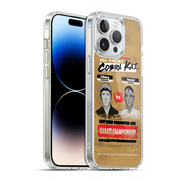Cobra Kai Graphics 2 Karate Championship Soft Gel Case for Apple iPhone 14 Pro Max & MagSafe