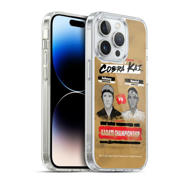 Cobra Kai Graphics 2 Karate Championship Soft Gel Case for Apple iPhone 14 Pro & MagSafe