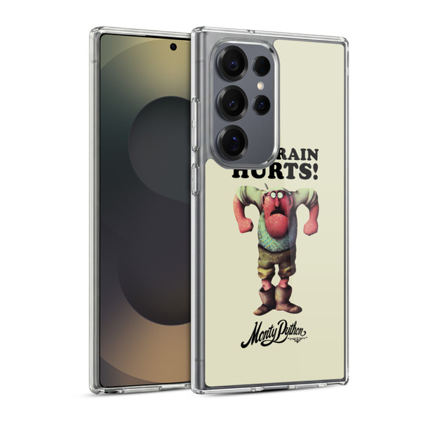 Monty Python Key Art My Brain Hurts Soft Gel Case for Samsung Galaxy S25 Ultra & MagSafe