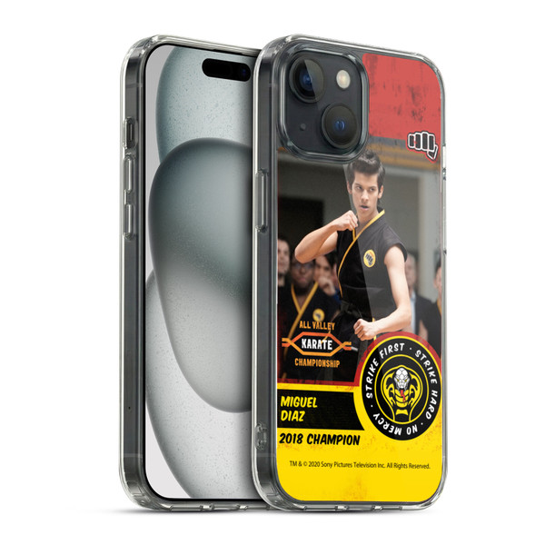 Cobra Kai Graphics 2 Miguel Diaz Karate Soft Gel Case for Apple iPhone 15 & MagSafe