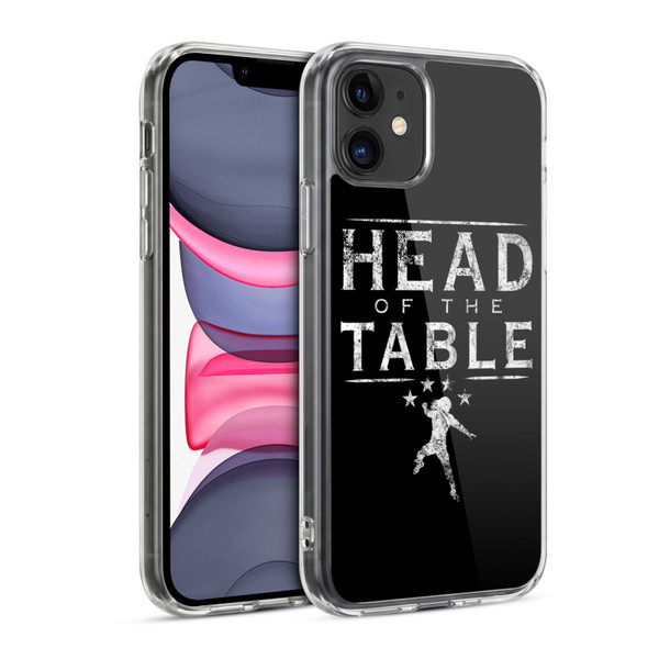 WWE R. Reigns Graphics Head Of The Table Soft Gel Case for Apple iPhone 11