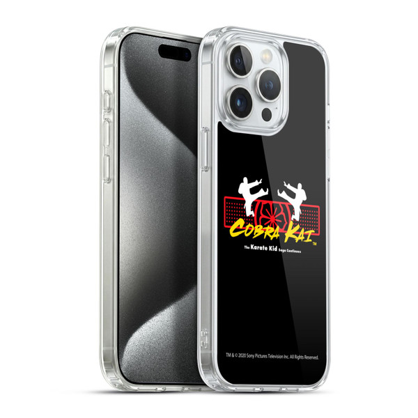 Cobra Kai Graphics 2 Karate Kid Saga Logo Soft Gel Case for Apple iPhone 15 Pro Max & MagSafe