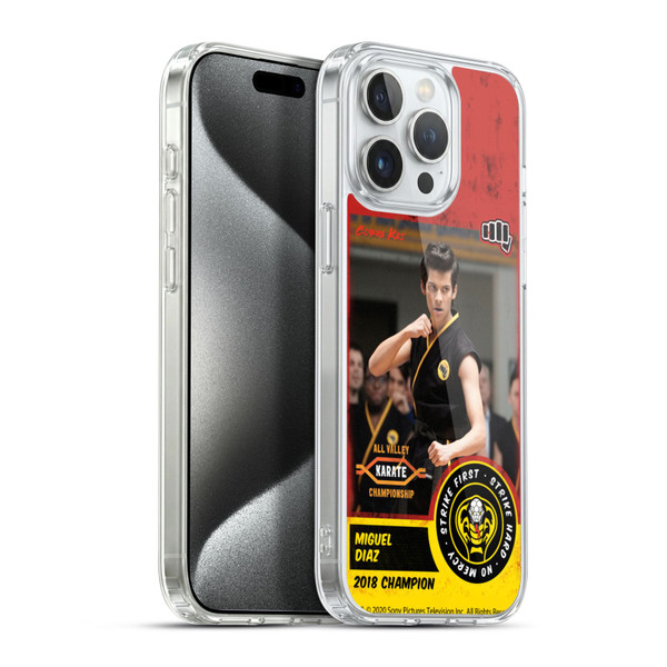 Cobra Kai Graphics 2 Miguel Diaz Karate Soft Gel Case for Apple iPhone 15 Pro Max & MagSafe