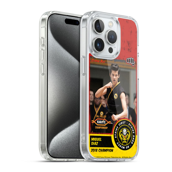 Cobra Kai Graphics 2 Miguel Diaz Karate Soft Gel Case for Apple iPhone 15 Pro & MagSafe