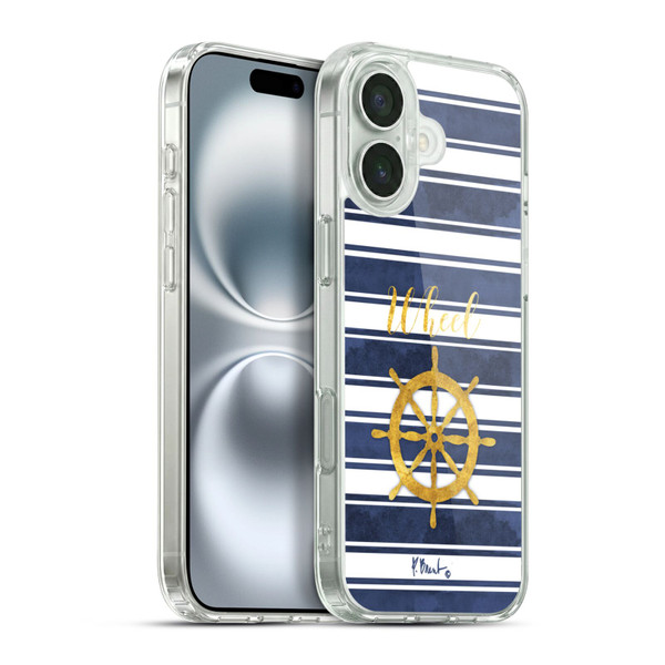 Paul Brent Nautical Wheel Soft Gel Case for Apple iPhone 16 Plus & MagSafe