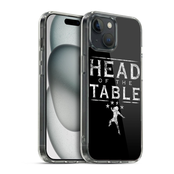 WWE R. Reigns Graphics Head Of The Table Soft Gel Case for Apple iPhone 15 & MagSafe