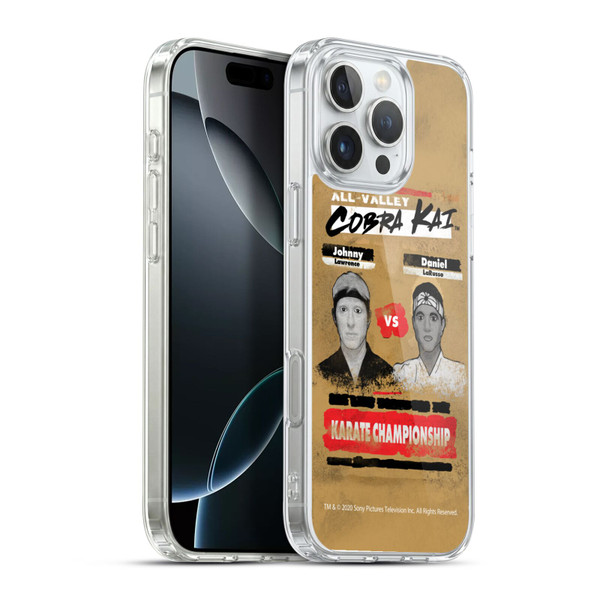 Cobra Kai Graphics 2 Karate Championship Soft Gel Case for Apple iPhone 16 Pro Max & MagSafe
