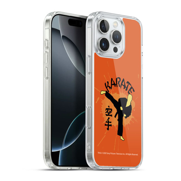 Cobra Kai Graphics 2 Karate Logo Soft Gel Case for Apple iPhone 16 Pro Max & MagSafe