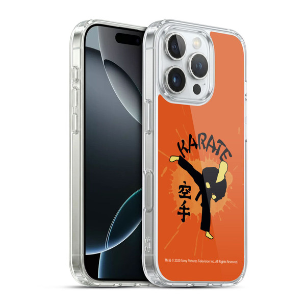 Cobra Kai Graphics 2 Karate Logo Soft Gel Case for Apple iPhone 16 Pro & MagSafe