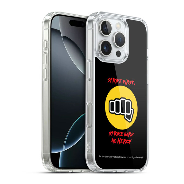 Cobra Kai Graphics 2 No Mercy Logo Soft Gel Case for Apple iPhone 16 Pro & MagSafe