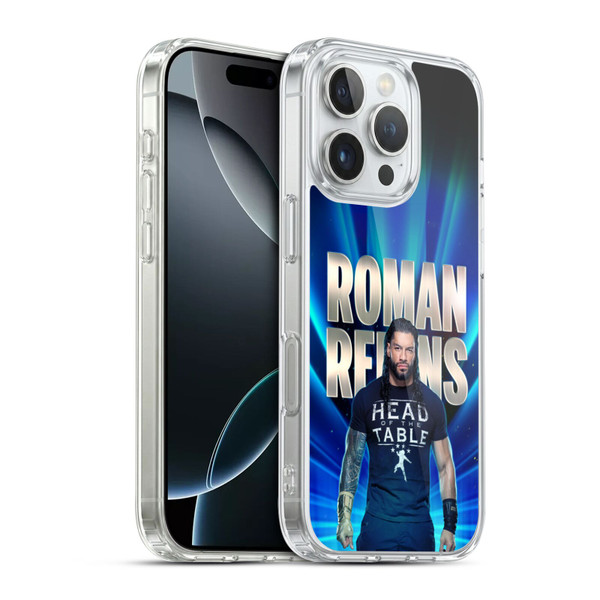 WWE R. Reigns Graphics Roman Reigns 2 Soft Gel Case for Apple iPhone 16 Pro & MagSafe