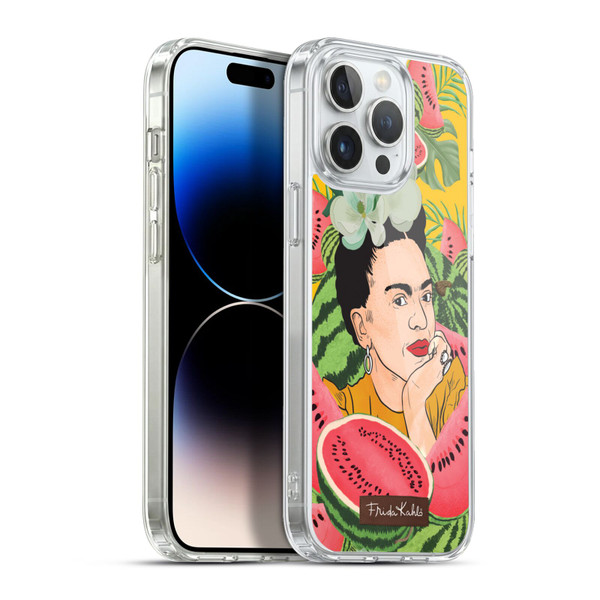 Frida Kahlo Portrait 3 Watermelon Soft Gel Case for Apple iPhone 13 Pro Max & MagSafe