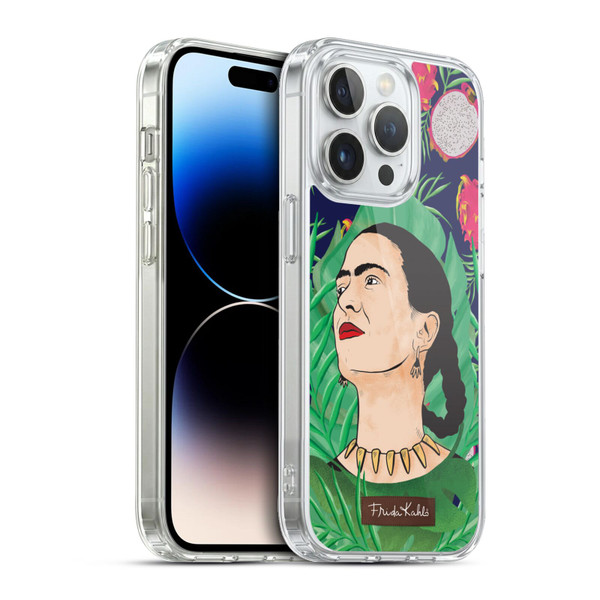 Frida Kahlo Portrait 3 Tropical Soft Gel Case for Apple iPhone 13 Pro & MagSafe