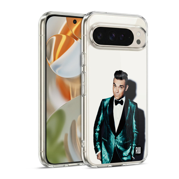 Robbie Williams Calendar White Background Soft Gel Case for Google Pixel 9 / Pixel 9 Pro