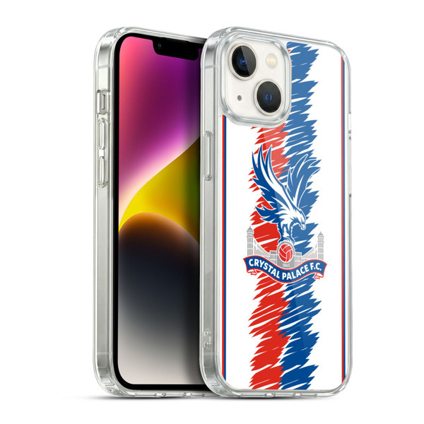 Crystal Palace FC 2022/23 Crest Kit Away Soft Gel Case for Apple iPhone 14