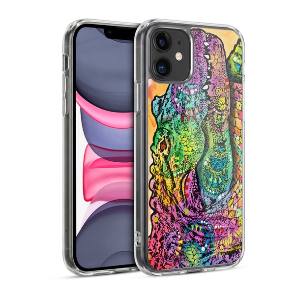 Dean Russo Wildlife 3 Crocodile 2 Soft Gel Case for Apple iPhone 11