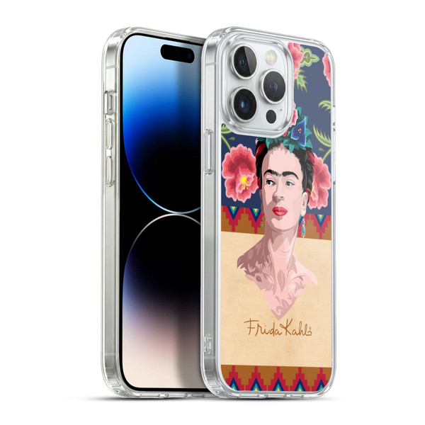 Frida Kahlo Portrait Red Soft Gel Case for Apple iPhone 13 Pro Max & MagSafe