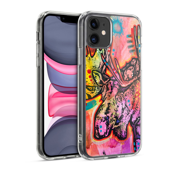Dean Russo Wildlife 3 Moose Soft Gel Case for Apple iPhone 11