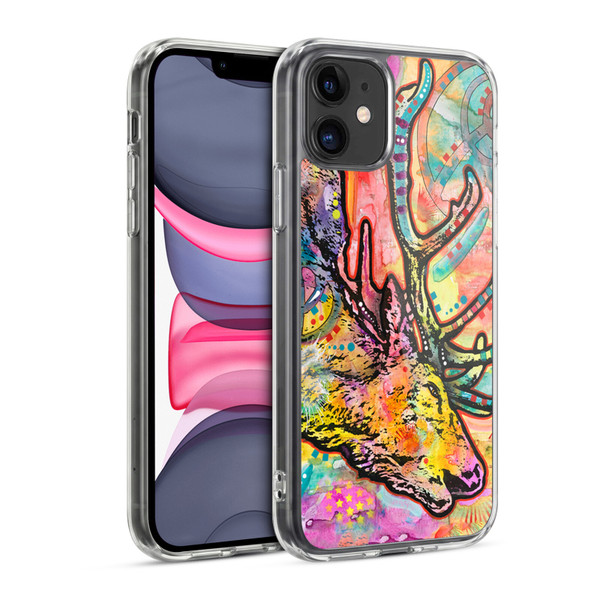 Dean Russo Wildlife 3 Stag Soft Gel Case for Apple iPhone 11