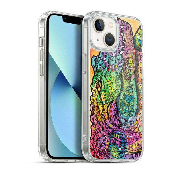 Dean Russo Wildlife 3 Crocodile 2 Soft Gel Case for Apple iPhone 13