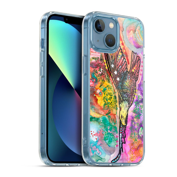 Dean Russo Wildlife 3 Eagle Soft Gel Case for Apple iPhone 13 Mini & MagSafe