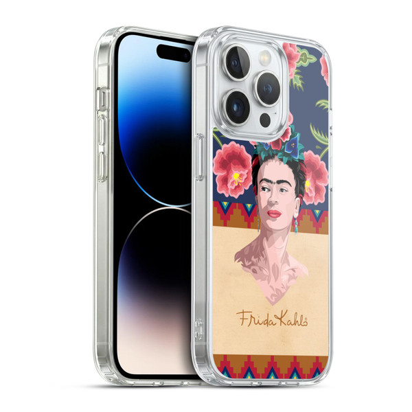 Frida Kahlo Portrait Red Soft Gel Case for Apple iPhone 14 Pro & MagSafe