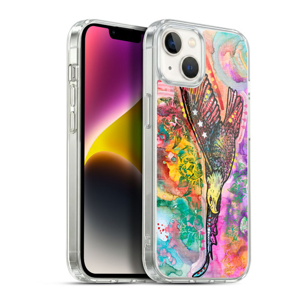 Dean Russo Wildlife 3 Eagle Soft Gel Case for Apple iPhone 14 Plus & MagSafe