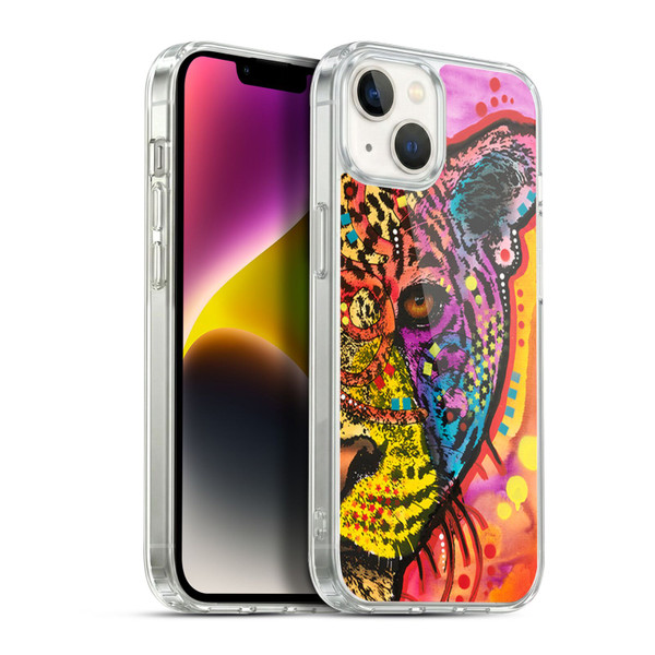 Dean Russo Wildlife 3 Leopard Soft Gel Case for Apple iPhone 14 Plus & MagSafe