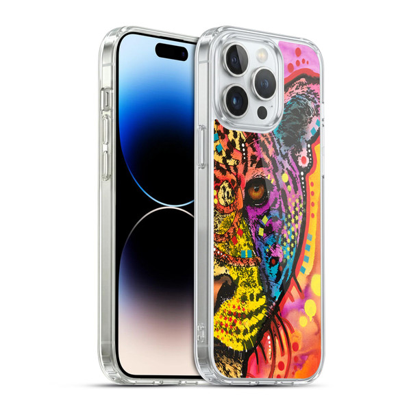 Dean Russo Wildlife 3 Leopard Soft Gel Case for Apple iPhone 14 Pro Max & MagSafe