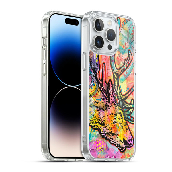 Dean Russo Wildlife 3 Stag Soft Gel Case for Apple iPhone 14 Pro Max & MagSafe