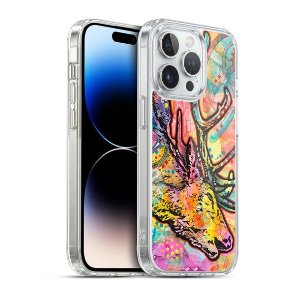Dean Russo Wildlife 3 Stag Soft Gel Case for Apple iPhone 14 Pro & MagSafe