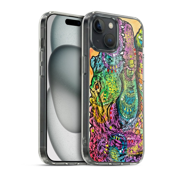 Dean Russo Wildlife 3 Crocodile 2 Soft Gel Case for Apple iPhone 15 & MagSafe