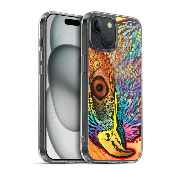 Dean Russo Wildlife 3 Hawk Soft Gel Case for Apple iPhone 15 & MagSafe