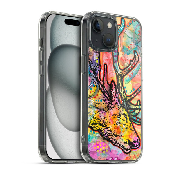 Dean Russo Wildlife 3 Stag Soft Gel Case for Apple iPhone 15 & MagSafe