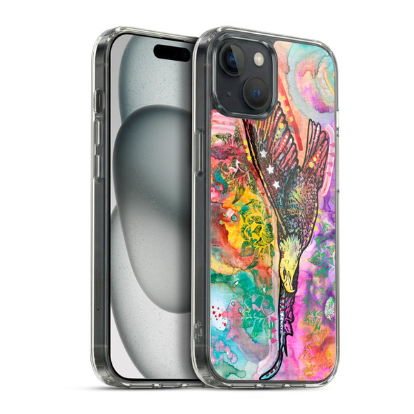 Dean Russo Wildlife 3 Eagle Soft Gel Case for Apple iPhone 15 Plus & MagSafe