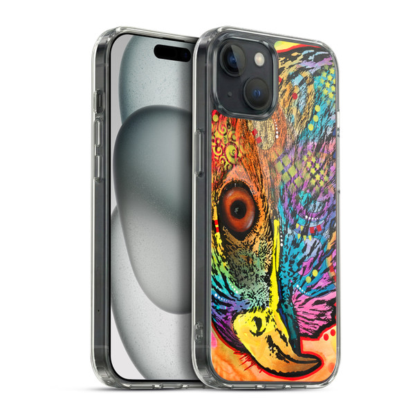 Dean Russo Wildlife 3 Hawk Soft Gel Case for Apple iPhone 15 Plus & MagSafe