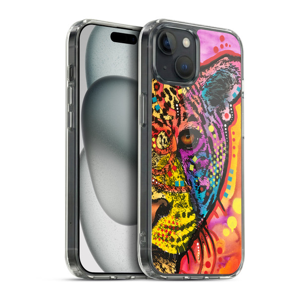 Dean Russo Wildlife 3 Leopard Soft Gel Case for Apple iPhone 15 Plus & MagSafe