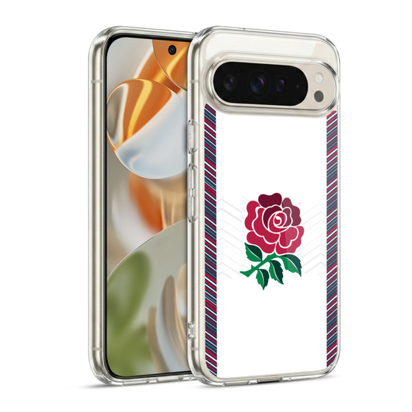 England Rugby Union 2024/25 Crest Kit Home Soft Gel Case for Google Pixel 9 / Pixel 9 Pro