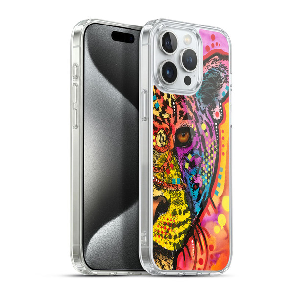 Dean Russo Wildlife 3 Leopard Soft Gel Case for Apple iPhone 15 Pro Max & MagSafe