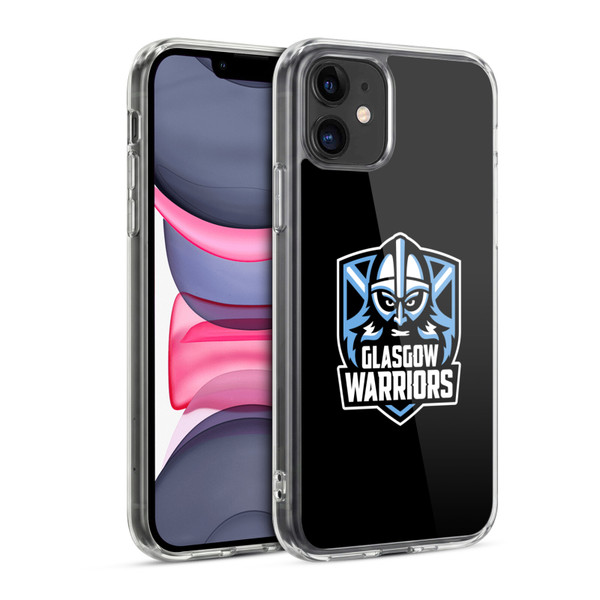 Glasgow Warriors Logo Plain Black Soft Gel Case for Apple iPhone 11