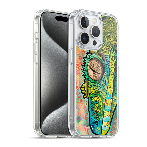 Dean Russo Wildlife 3 Gecko Soft Gel Case for Apple iPhone 15 Pro & MagSafe