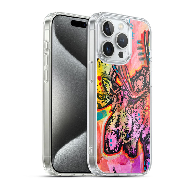 Dean Russo Wildlife 3 Moose Soft Gel Case for Apple iPhone 15 Pro & MagSafe