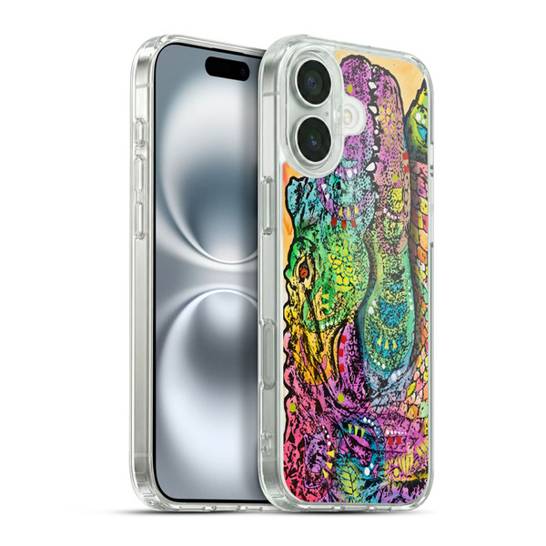 Dean Russo Wildlife 3 Crocodile 2 Soft Gel Case for Apple iPhone 16 Plus & MagSafe
