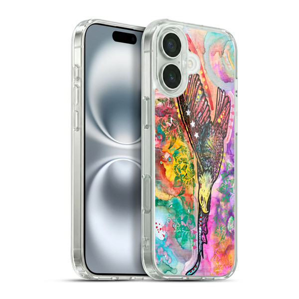 Dean Russo Wildlife 3 Eagle Soft Gel Case for Apple iPhone 16 Plus & MagSafe