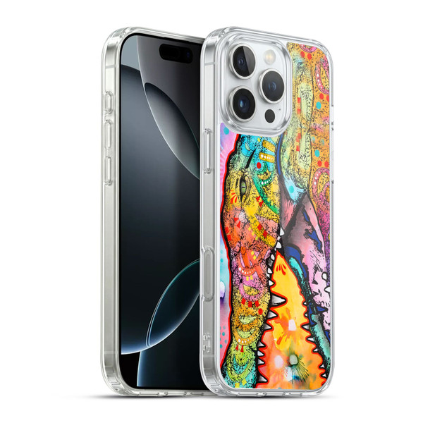 Dean Russo Wildlife 3 Crocodile Soft Gel Case for Apple iPhone 16 Pro Max & MagSafe
